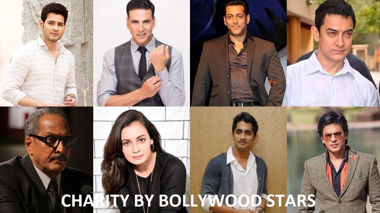 charity by bollywood stars