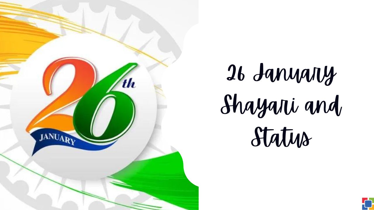 26 January Shayari Status